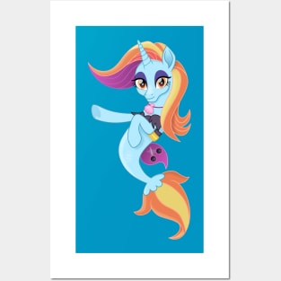 Sassy Saddles seapony Posters and Art